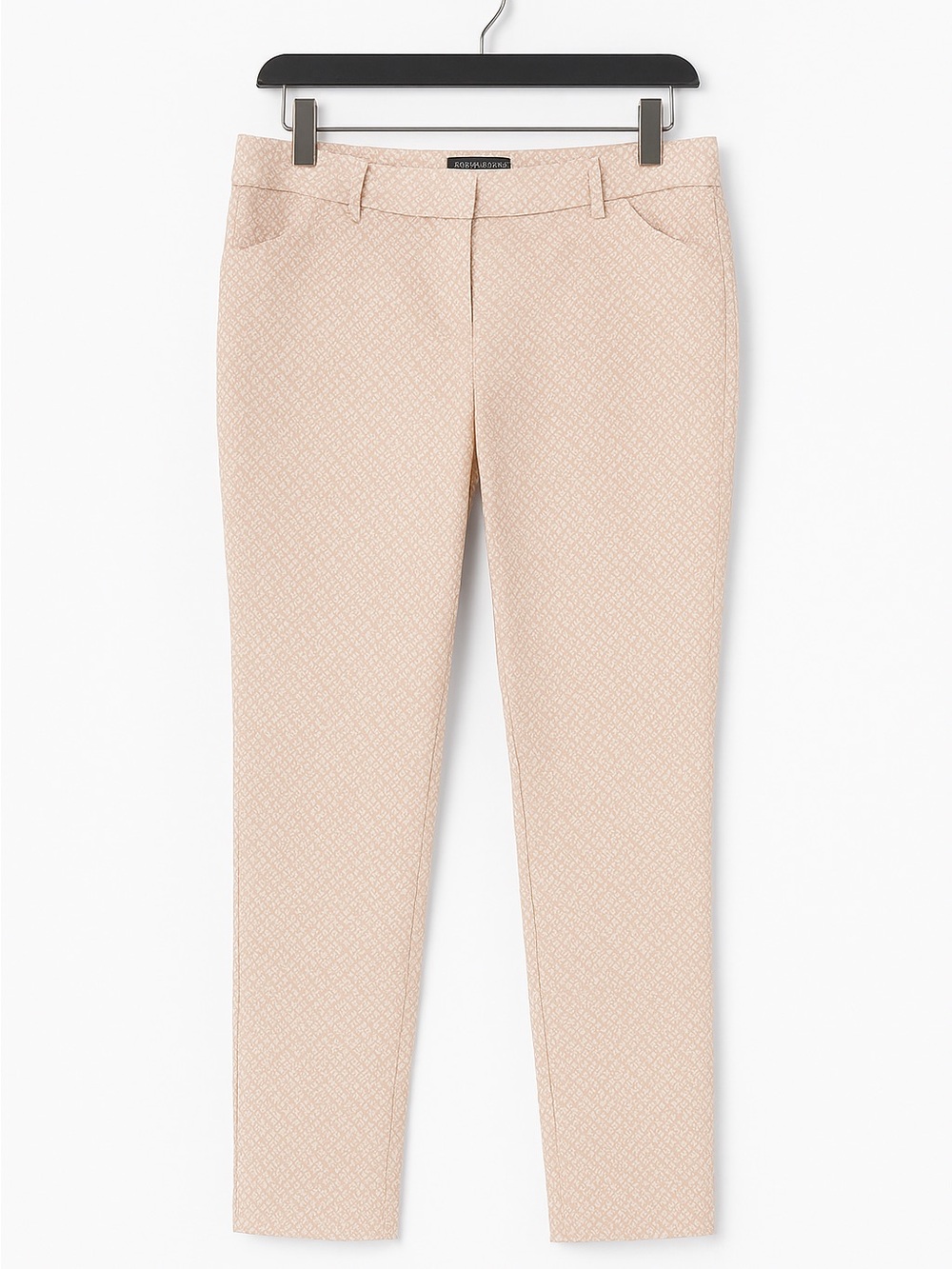 Cynthia Rowley Blush Patterned Ankle Pants Size 14 Work Career